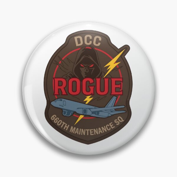 Item preview, USAF 660th Maintenance Squadron DCC Rogue Patch Emblem designed and sold by CharlieDesings.