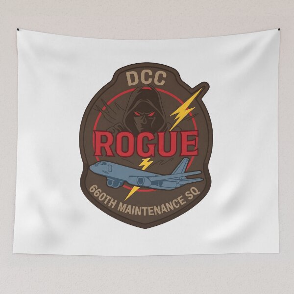 Item preview, USAF 660th Maintenance Squadron DCC Rogue Patch Emblem designed and sold by CharlieDesings.