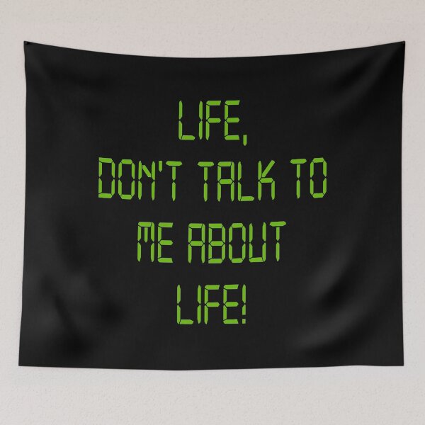 Item preview, Don't talk to me about life designed and sold by Bigkite.