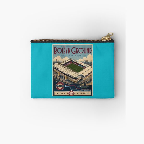 Item preview, The Boleyn Ground Upton Park Vintage Travel Poster - West Ham United designed and sold by Apex & Anthem .
