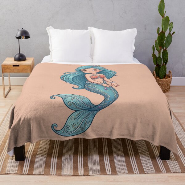 Item preview, Cute Pearl Mermaid Princess Illustration designed and sold by digitalbob60.