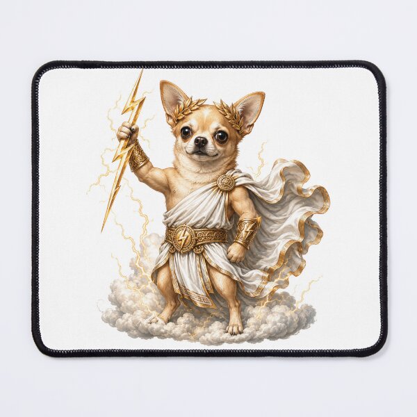 Item preview, Zeus Chihuahua God of Thunder designed and sold by Skyrocketz.