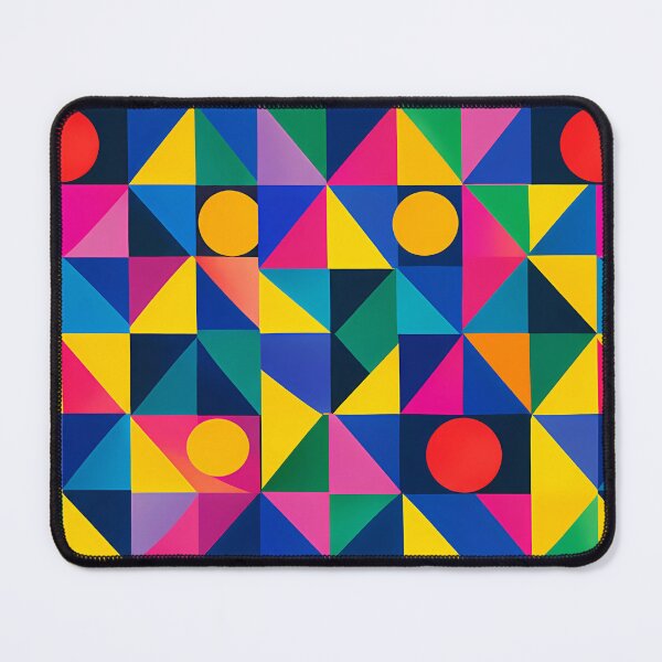 Item preview, Vibrant Colorful Geometric Circle Pattern designed and sold by zenjiinspired.
