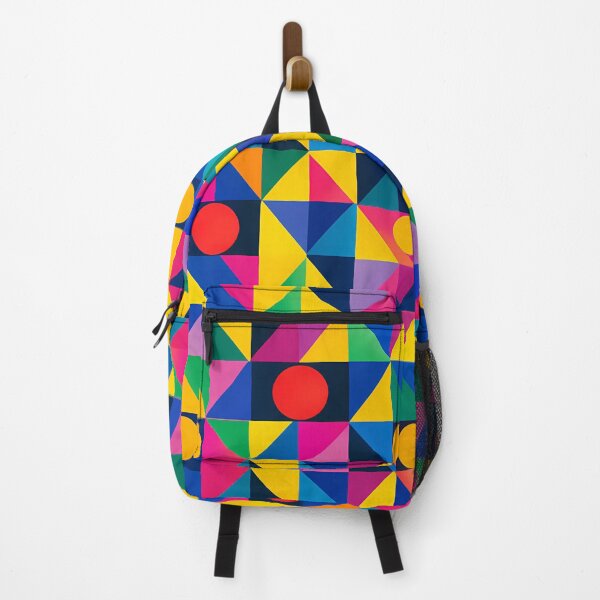 Item preview, Vibrant Colorful Geometric Circle Pattern designed and sold by zenjiinspired.