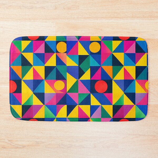 Item preview, Vibrant Colorful Geometric Circle Pattern designed and sold by zenjiinspired.