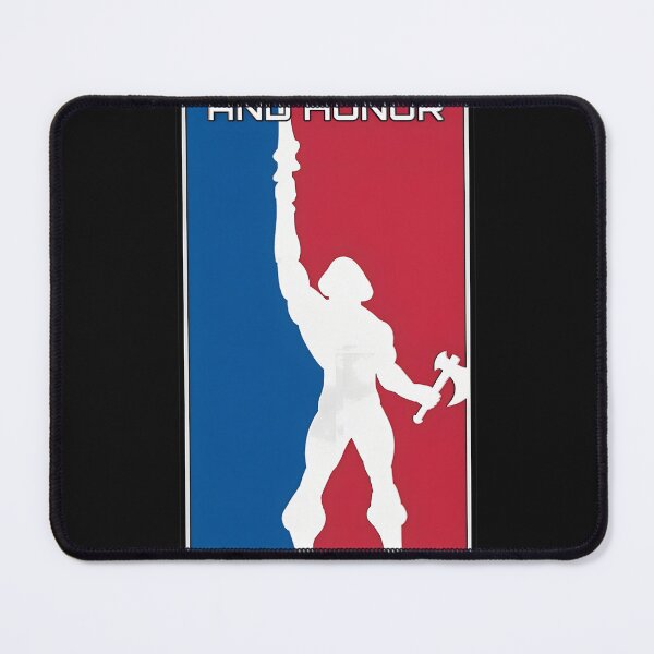 Item preview, Mighty Hero Emblem Sports Graphic Style designed and sold by Matastuffmerch.
