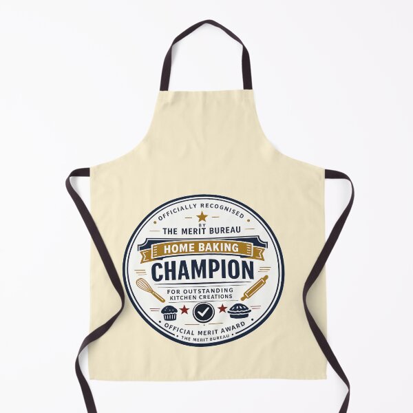 Item preview, Home Baking Champion Gift | Funny Baker Award for Baking Lovers designed and sold by TheMeritBureau.