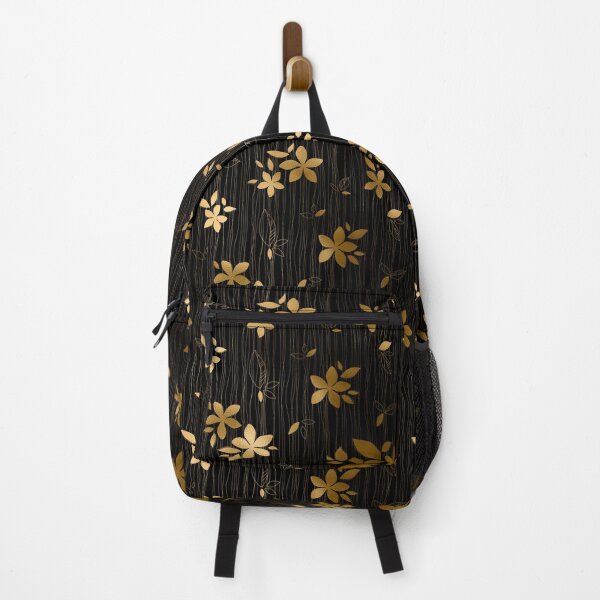 Item preview, Luxurious Black and Gold Flower Art Deco Pattern designed and sold by DEC02.
