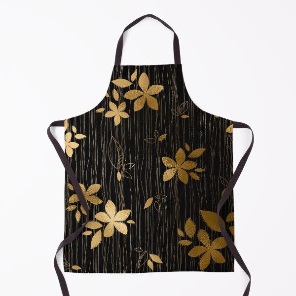 Item preview, Luxurious Black and Gold Flower Art Deco Pattern designed and sold by DEC02.