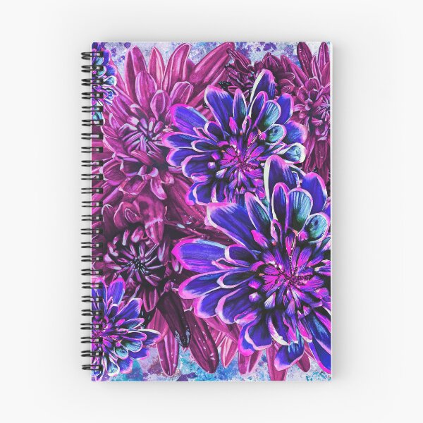 Item preview, Neon Pink Chrysanthemums Background 2 designed and sold by nastiaart.