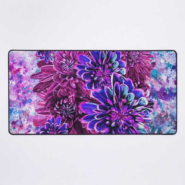 Item preview, Neon Pink Chrysanthemums Background 2 designed and sold by nastiaart.