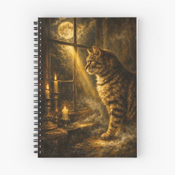 Item preview, Candlelit Tabby Cat by Moonlit Window designed and sold by Designs By Ms Mal_Tas.