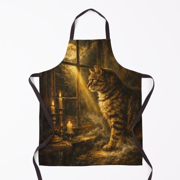 Item preview, Candlelit Tabby Cat by Moonlit Window designed and sold by Designs By Ms Mal_Tas.