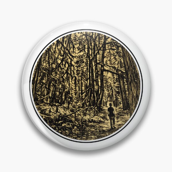 Item preview, Walking Through Dense Woods | Forest Ink Ar designed and sold by Linoluca.