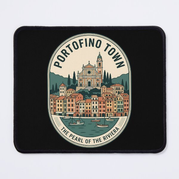 Item preview, Portofino Town Italy Vintage Travel Emblem designed and sold by k3rstman1.