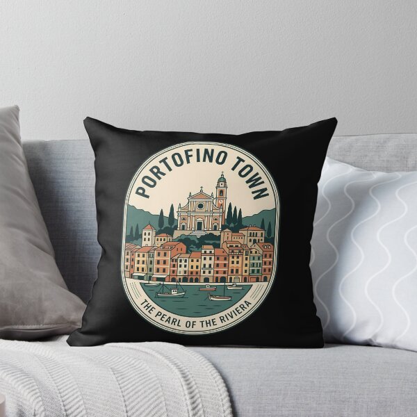Item preview, Portofino Town Italy Vintage Travel Emblem designed and sold by k3rstman1.