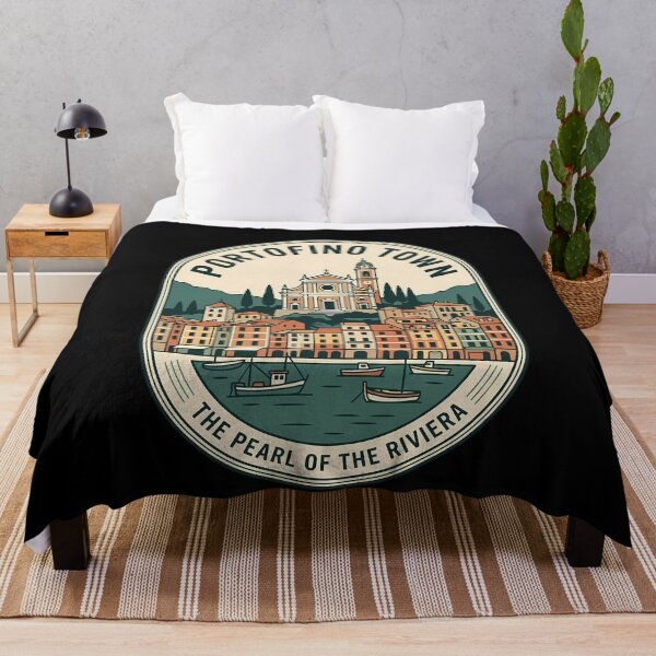 Item preview, Portofino Town Italy Vintage Travel Emblem designed and sold by k3rstman1.