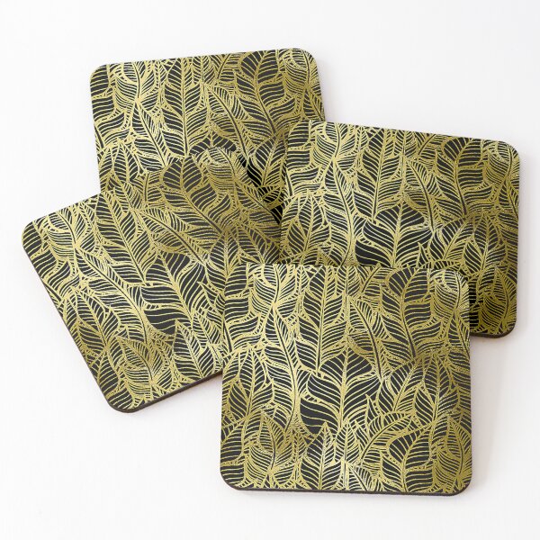 Item preview, Glamorous and Glitzy Art Deco (Faux) Gold Leaf Pattern designed and sold by DEC02.
