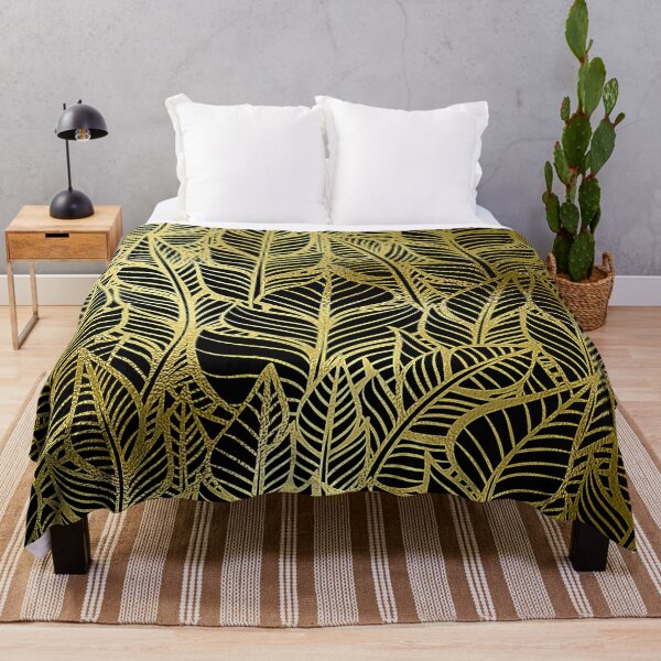 Item preview, Glamorous and Glitzy Art Deco (Faux) Gold Leaf Pattern designed and sold by DEC02.