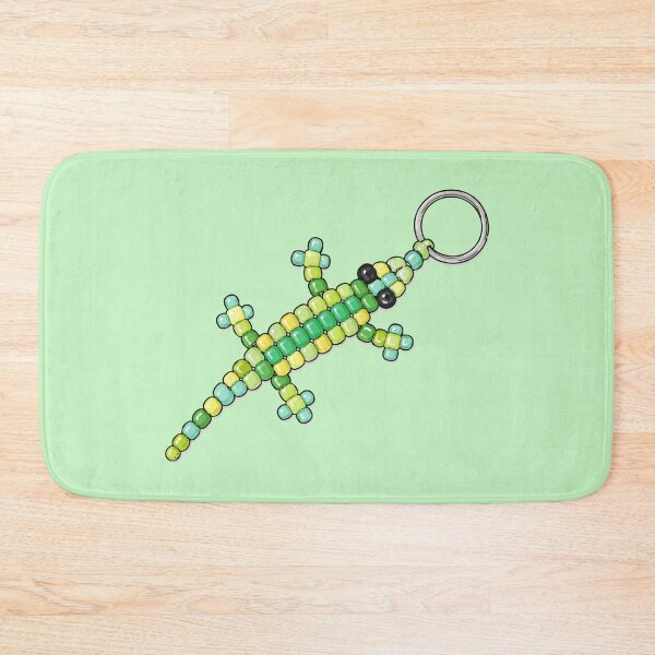 Item preview, Beaded Lizard | Retro Pony Bead Keychain Nostalgia designed and sold by pixiedustpaint.