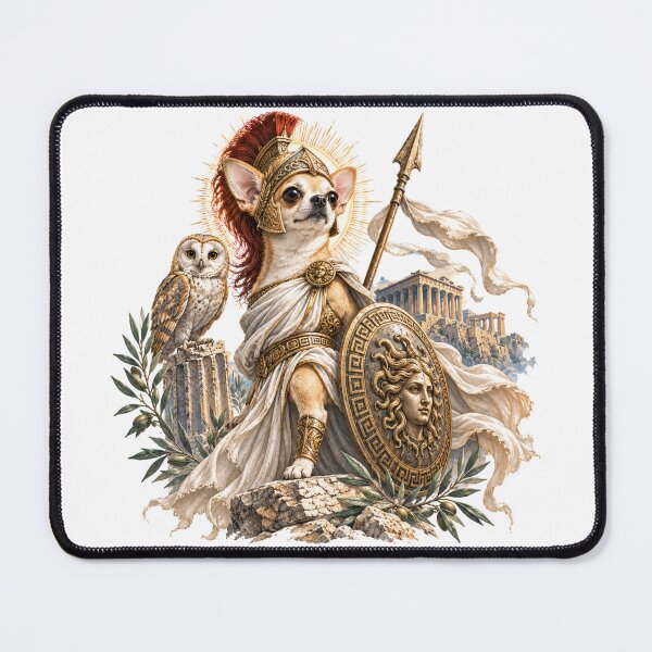 Item preview, Athena Chihuahua Goddess of Wisdom designed and sold by Skyrocketz.
