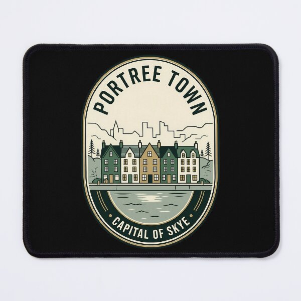 Item preview, Portree Town Isle of Skye Vintage Travel Emblem designed and sold by k3rstman1.