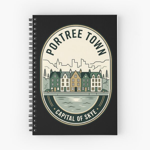 Item preview, Portree Town Isle of Skye Vintage Travel Emblem designed and sold by k3rstman1.