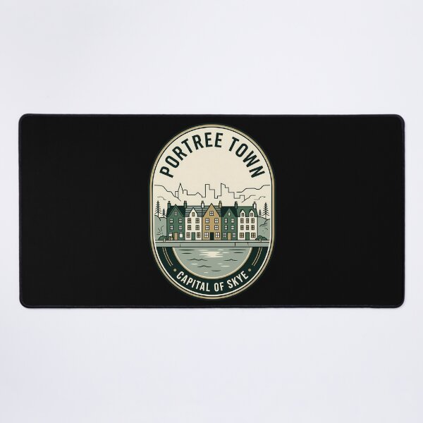 Item preview, Portree Town Isle of Skye Vintage Travel Emblem designed and sold by k3rstman1.