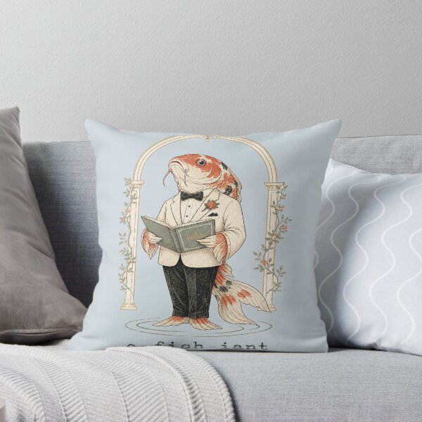 Item preview, O-fish-iant Koi Wedding Officiant Shirt, Mid Century Fish Art designed and sold by POD DYNASTY | Original Print On Demand T-Shirt Graphics.