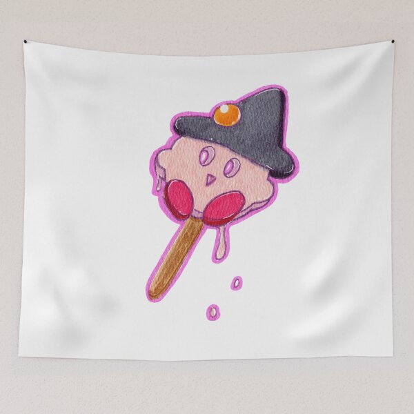 Item preview, Pink Cute Character Ice Cream Popsicle Witch Hat designed and sold by Charmed-Ink.