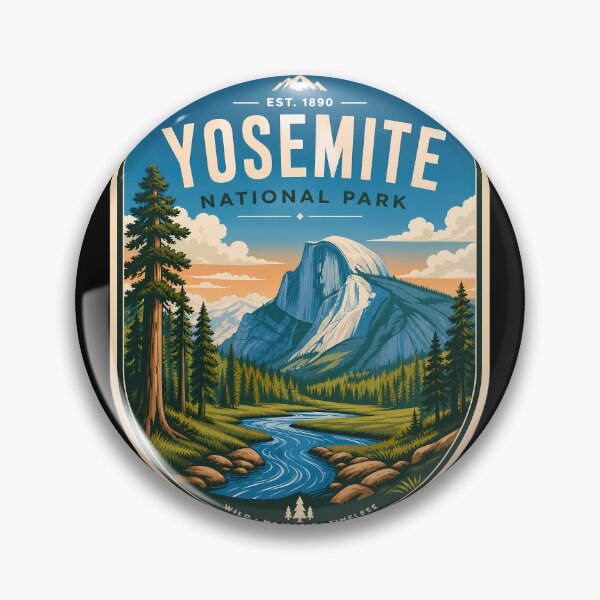 Item preview, Yosemite National Park Landscape designed and sold by FrontierCosmic.
