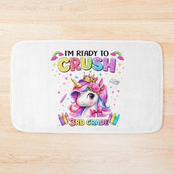 Item preview, I'm Ready to Crush 3rd Grade Unicorn Back to School designed and sold by QuiteOrbit.
