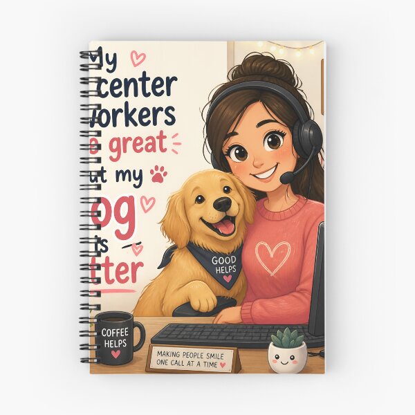 Item preview, My Call Center Coworkers Are Great But My Dog Is Better — Funny Call Center Dog Mom Gift Shirt designed and sold by DoggyDayLove.