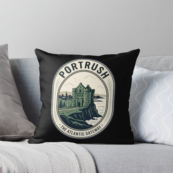 Item preview, Portrush Northern Ireland Vintage Travel Emblem Castle designed and sold by k3rstman1.