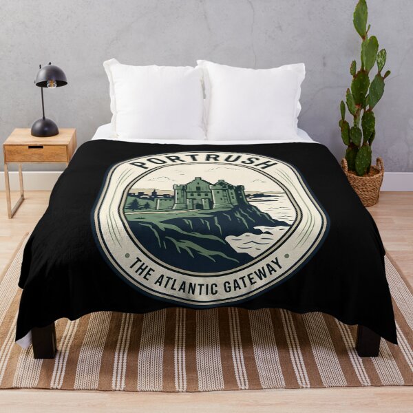 Item preview, Portrush Northern Ireland Vintage Travel Emblem Castle designed and sold by k3rstman1.