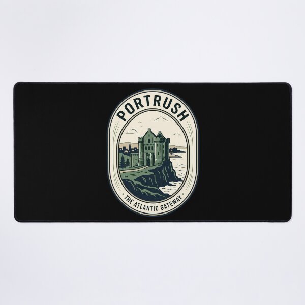 Item preview, Portrush Northern Ireland Vintage Travel Emblem Castle designed and sold by k3rstman1.