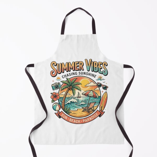 Item preview, Summer Vibes – Chasing Sunshine | Vintage Beach Vacation Design designed and sold by Salma.Store.