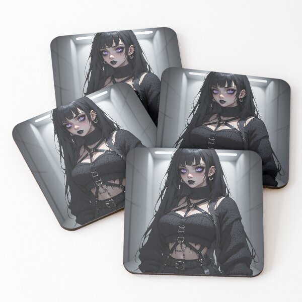 Item preview, Hot Halloween Anime Goth Girl Waifu 274 designed and sold by Your New Fixation.