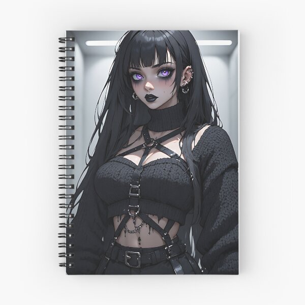 Item preview, Hot Halloween Anime Goth Girl Waifu 274 designed and sold by Your New Fixation.
