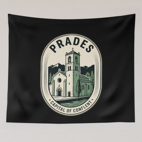 Item preview, Prades Capital of Conflent Vintage Travel Emblem designed and sold by k3rstman1.