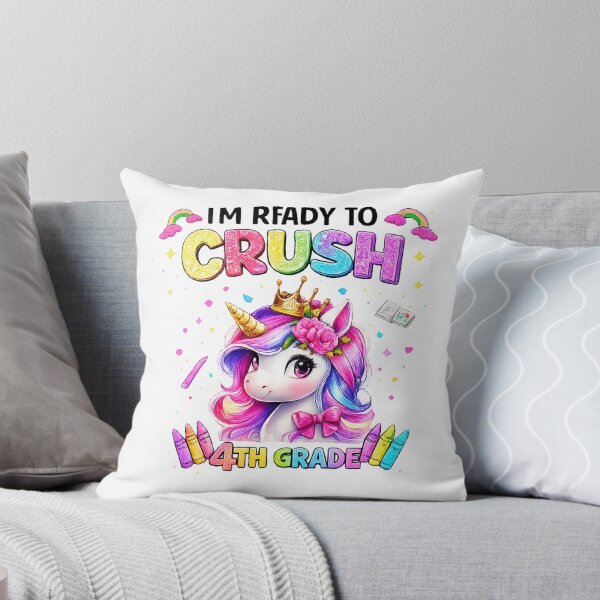 Item preview, Cute Unicorn 4th Grade Back To School designed and sold by QuiteOrbit.