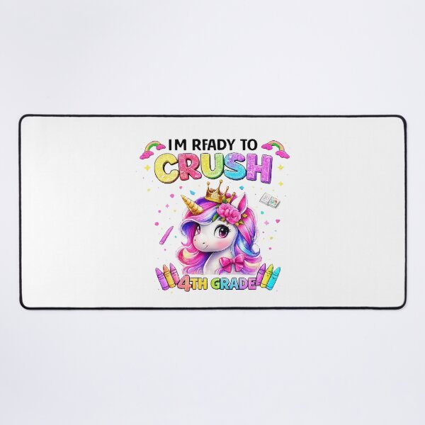 Item preview, Cute Unicorn 4th Grade Back To School designed and sold by QuiteOrbit.