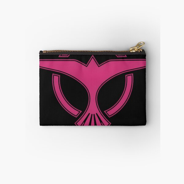 Item preview, Geometric Pink Bird Emblem Symbol designed and sold by WhimsyWephy.
