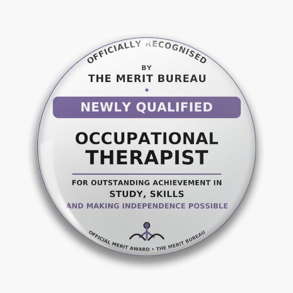 Item preview, Newly Qualified Occupational Therapist Gift | OT Graduation Award designed and sold by TheMeritBureau.