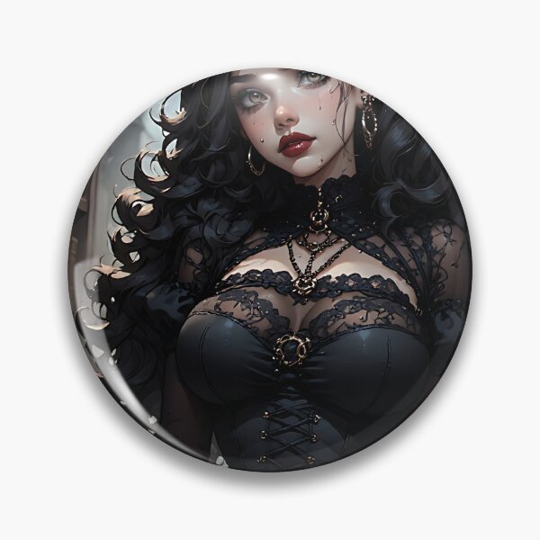 Item preview, Hot Halloween Anime Goth Girl Waifu 276 designed and sold by Your New Fixation.