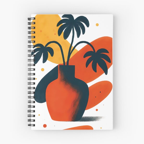 Item preview, Abstract Vase Tropical Palm Leaf Art designed and sold by daldadesign.