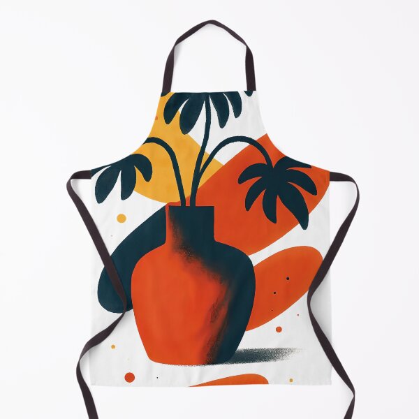 Item preview, Abstract Vase Tropical Palm Leaf Art designed and sold by daldadesign.