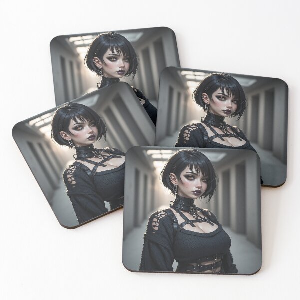 Item preview, Hot Halloween Anime Goth Girl Waifu 277 designed and sold by Your New Fixation.
