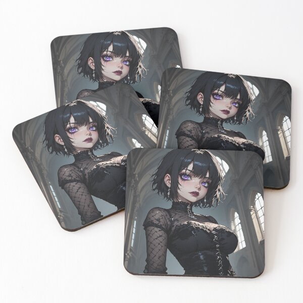 Item preview, Hot Halloween Anime Goth Girl Waifu 278 designed and sold by Your New Fixation.
