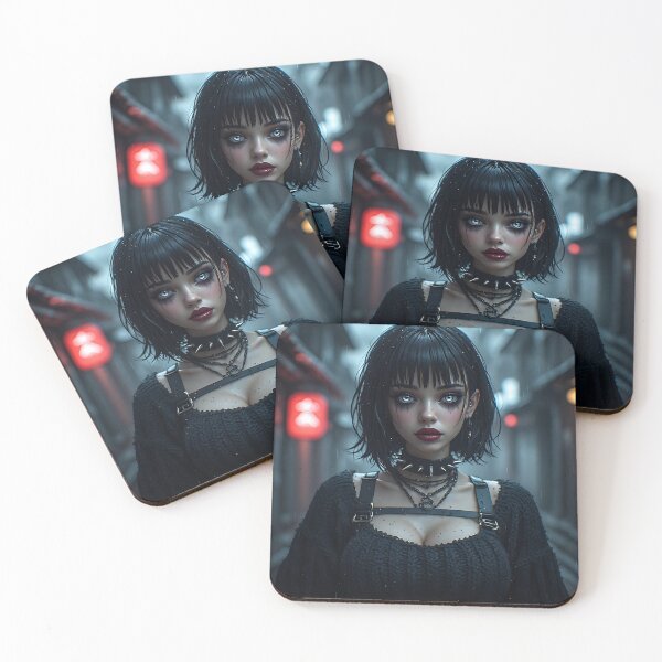 Item preview, Hot Halloween Anime Goth Girl Waifu 279 designed and sold by Your New Fixation.